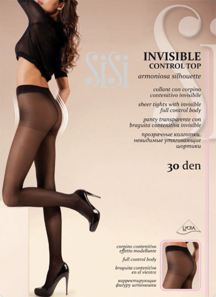 Sisi Armoniosa Silhouette Invisible Control Top 30 Denier Thickness, Classic 2013 | Pantyhose Library
