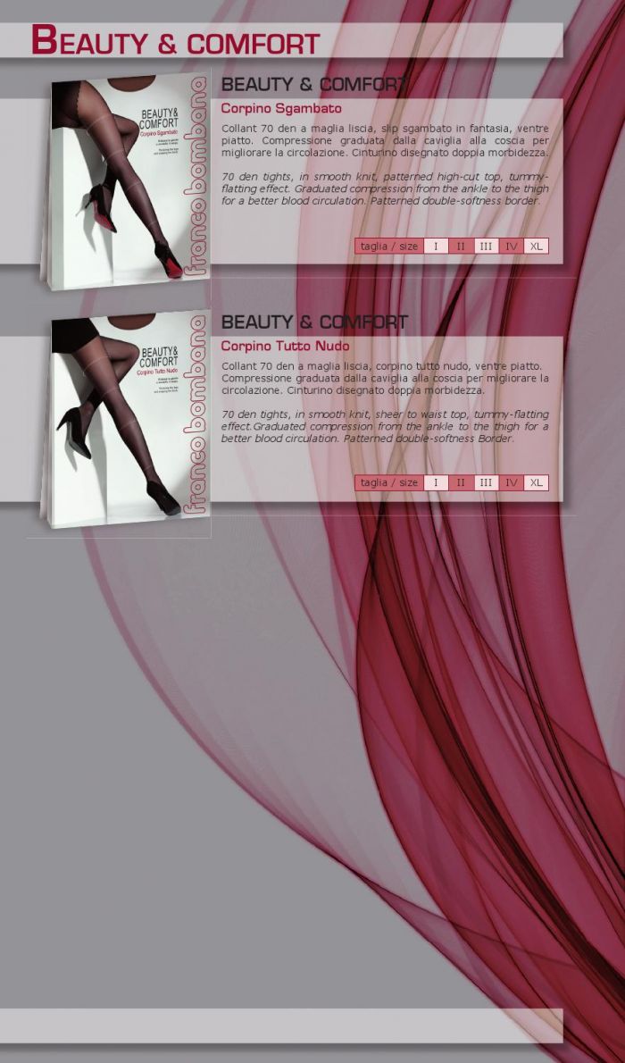 Franco Bombana Beauty And Comfort  Collection 2015 | Pantyhose Library
