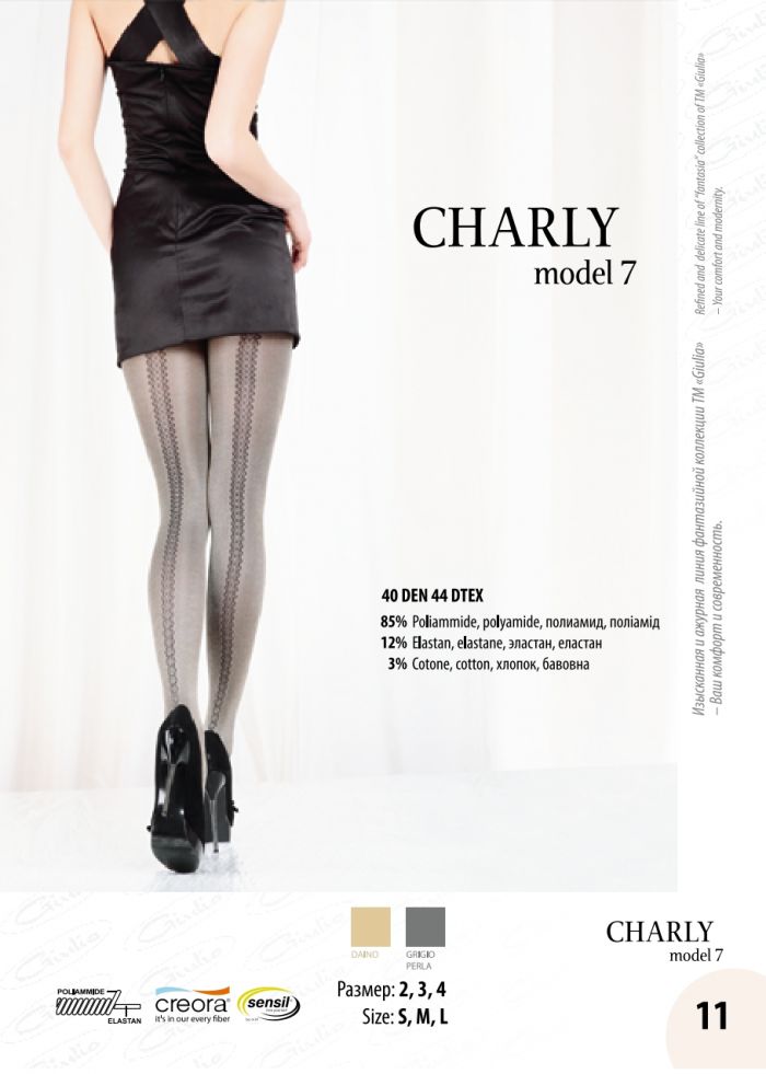 Giulia Charly Model 7 40 Denier Thickness, FW 2012 13 | Pantyhose Library