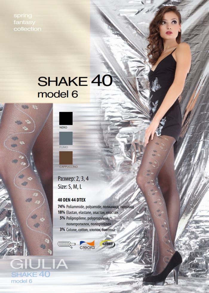Giulia Shake 40 Model 6 40 Denier Thickness, SS Fantasy 2013 | Pantyhose Library