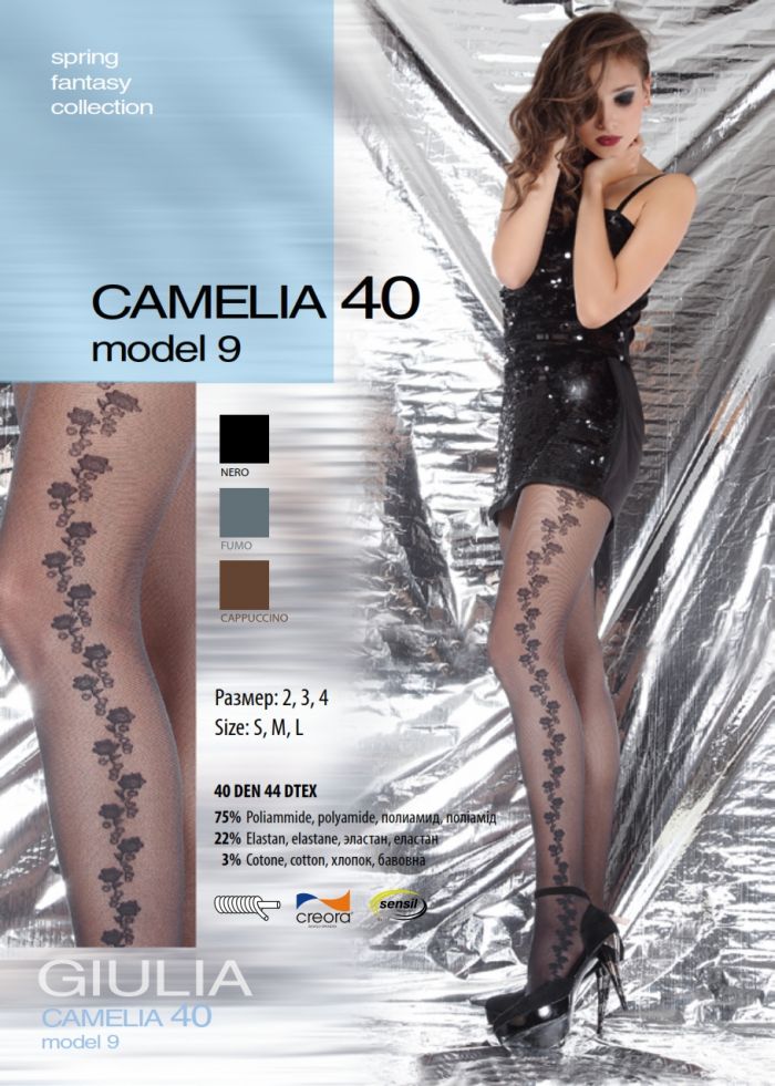 Giulia Camelia 40 Model 9 40 Denier Thickness, SS Fantasy 2013 | Pantyhose Library