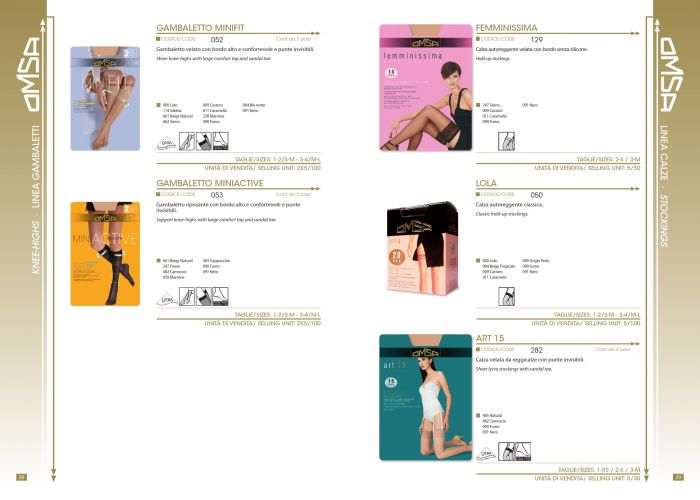 Omsa Omsa-catalog-2010-13  Catalog 2010 | Pantyhose Library