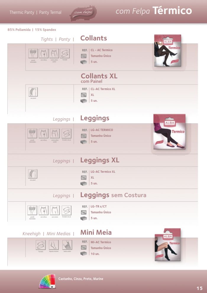 Alba Thermic Panty Tights  Catalog 2014 | Pantyhose Library