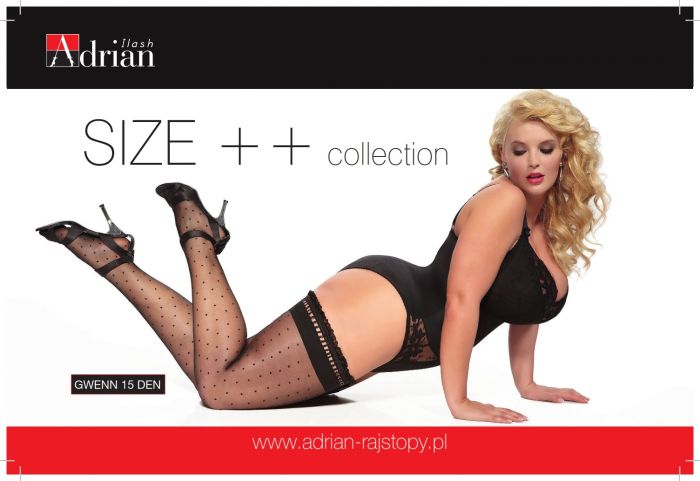 Adrian Front Cover  Plus Size Collection | Pantyhose Library