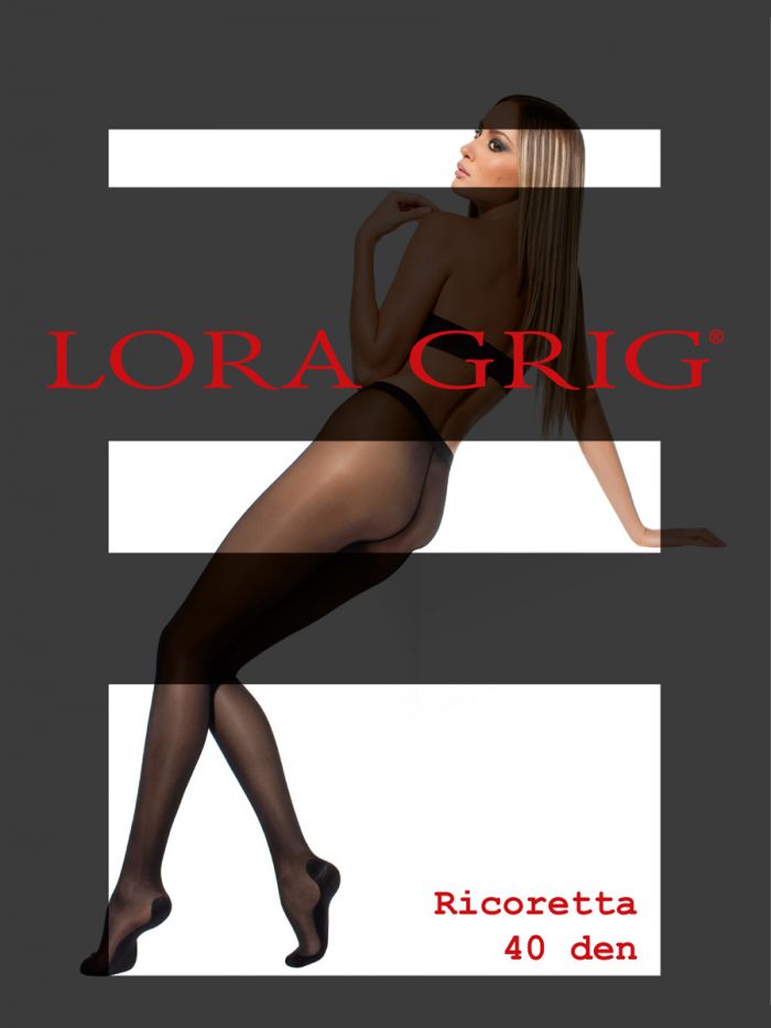 Lora Grig Ricoretta 40 Denier Thickness, Supporting Tights | Pantyhose Library