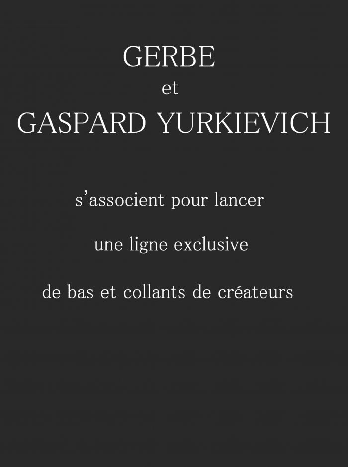 Gerbe Gerbe-gaspard-yurkievich-1  Gaspard Yurkievich | Pantyhose Library