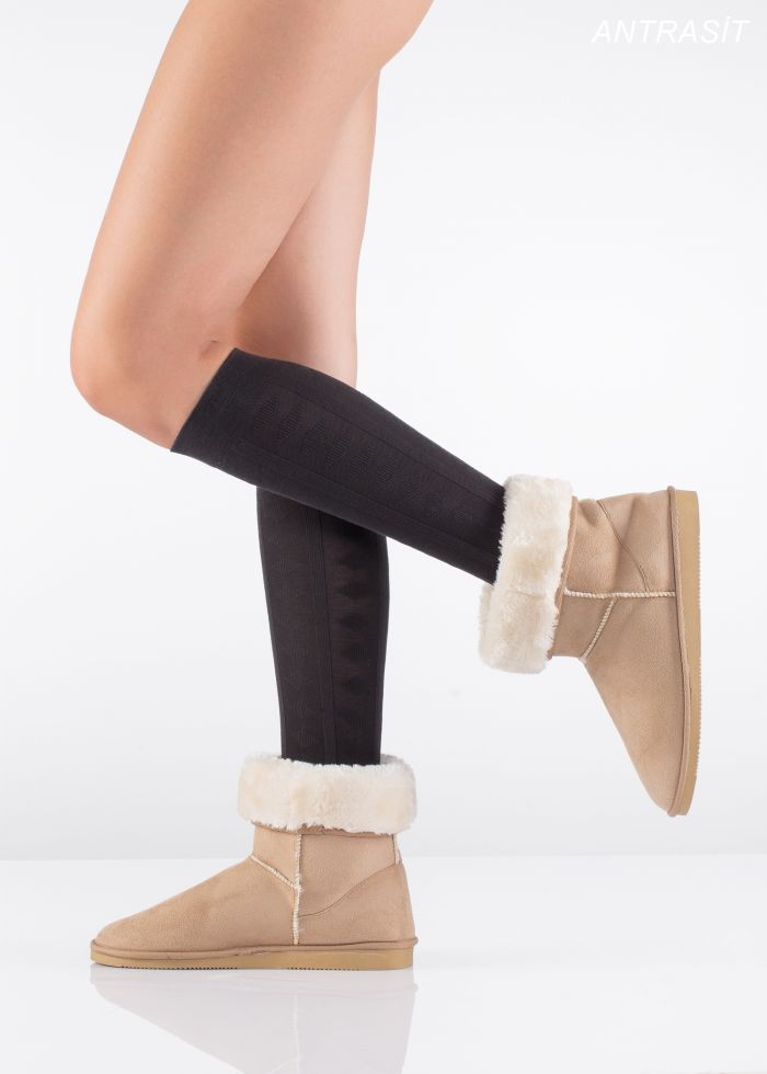 Italiana Cotton Elmas Dizalti Brown  Socks 2016 | Pantyhose Library