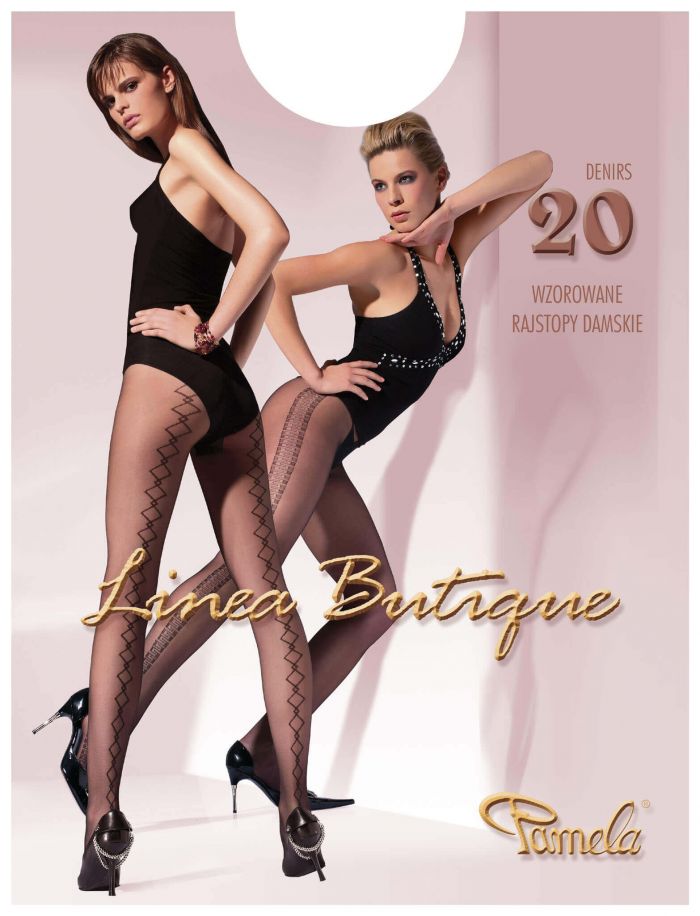 Pamela Patterned Tights 05-20  Hosiery Packages | Pantyhose Library