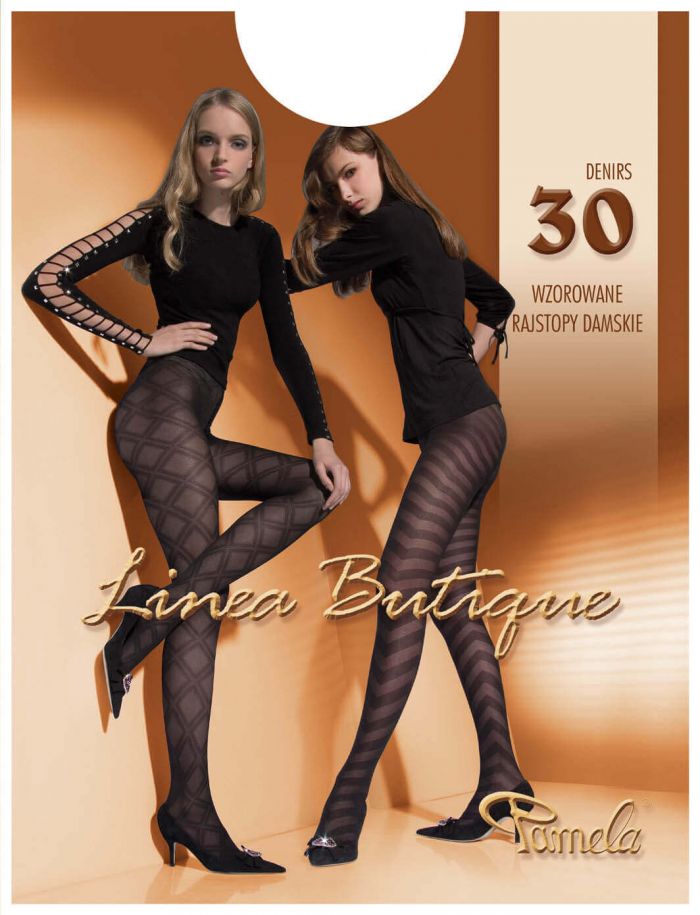 Pamela Patterned Tights 05-30  Hosiery Packages | Pantyhose Library