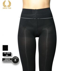 factor 8 support tights - shaping effect -100 den detail