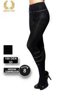 factor 8 support tights - shaping effect -100 den front