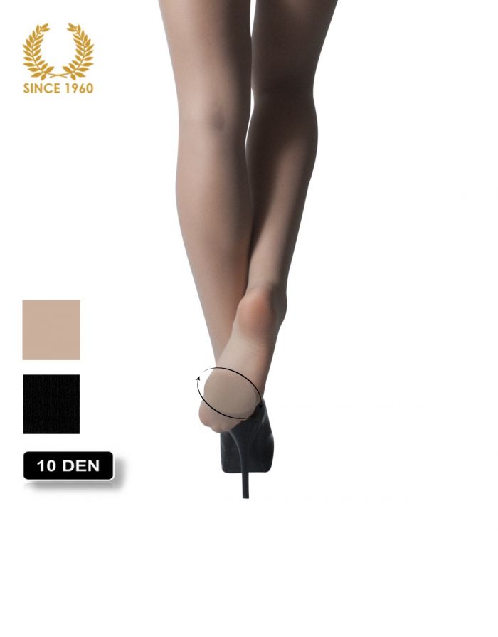 Calzitaly High Heels Tights With Cushion - 10 Den  Support Hosiery | Pantyhose Library