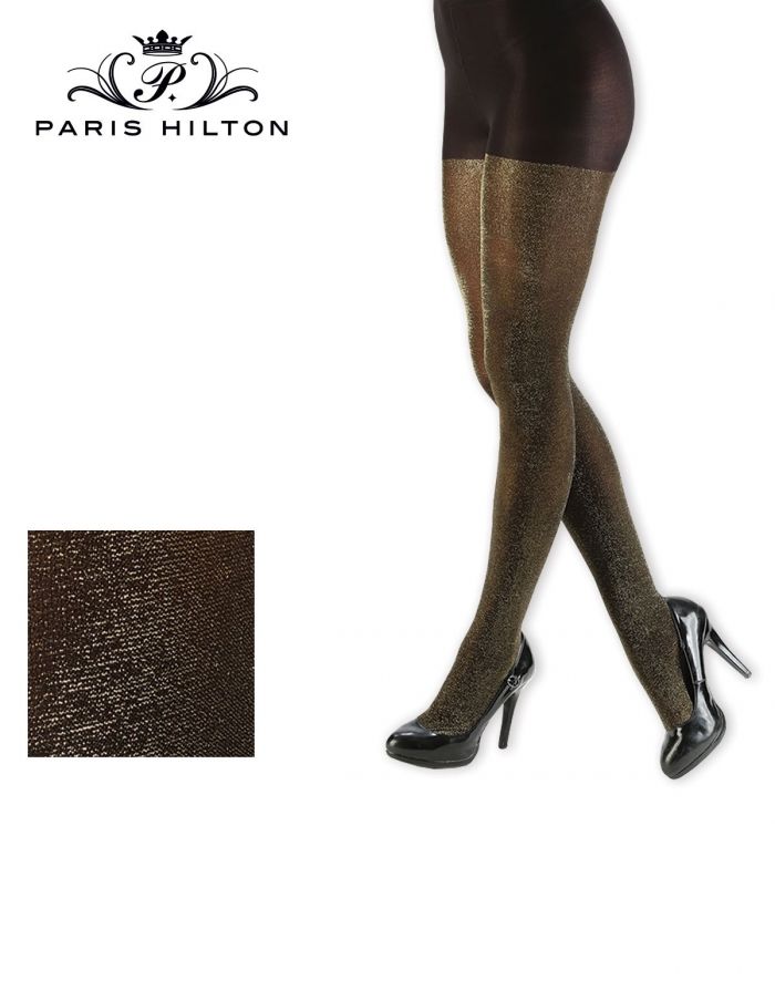 Paris Hilton Paris Hilton Collant 60 Den Lurex Black  Hosiery Collection 2017 | Pantyhose Library