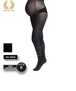 maternity tights with leg support -60 den front