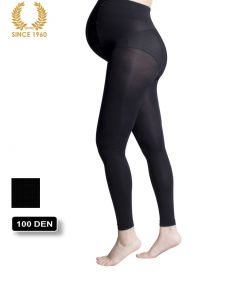 opaque maternity footless tights -100 den