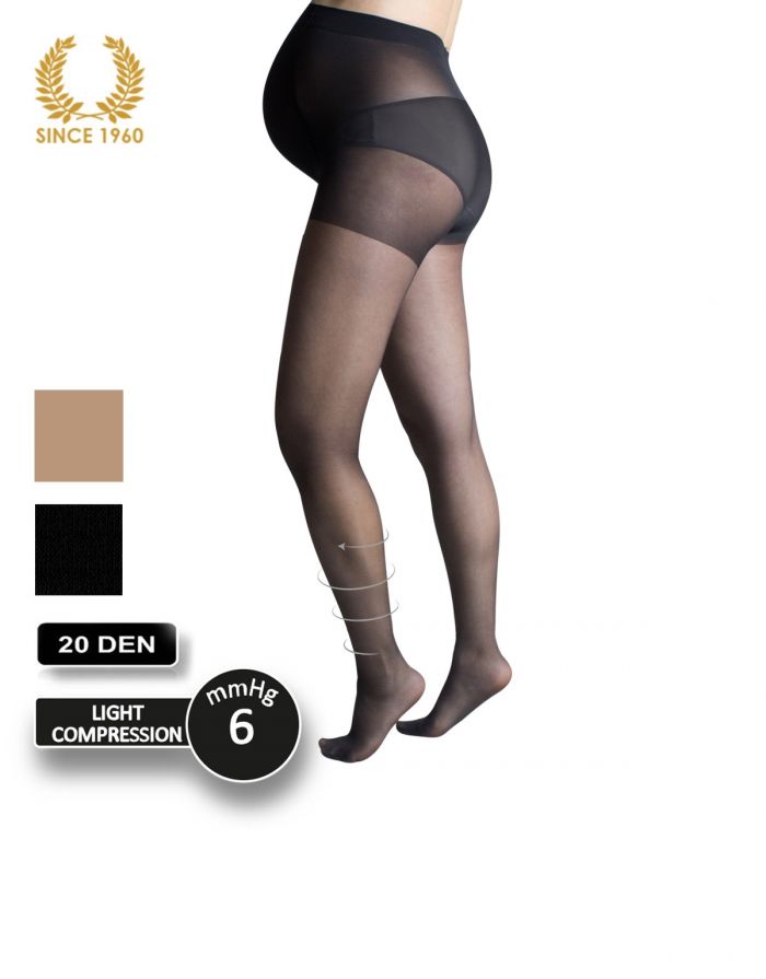 Calzitaly Sheer Maternity Tights With Leg Support -20 Den 2  Maternity Tights 2017 | Pantyhose Library