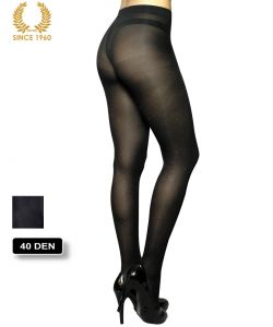 glitter tights with sparkly spots allover 40 den black back
