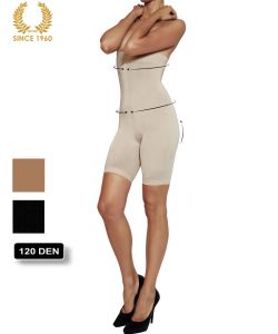 high waist slimming shorts -120 den