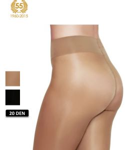 nude tights -20 den back detail