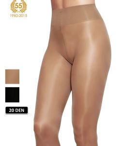 nude tights -20 den front detail
