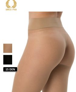 seamless tights -15 den nude back