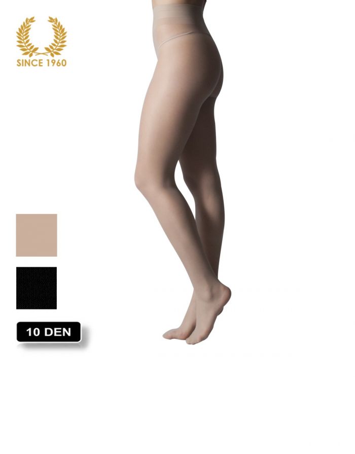 Calzitaly High Heels Tights With Cushion - 10 Den Nude Side  Bridal Tights 2017 | Pantyhose Library
