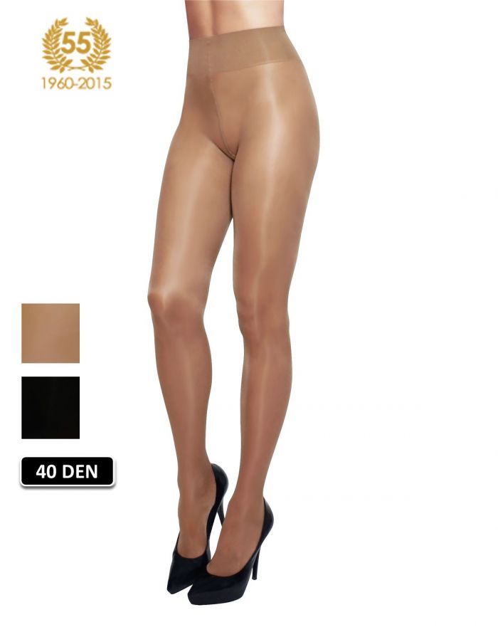 Calzitaly Nude Tights -40 Den Side  Bridal Tights 2017 | Pantyhose Library