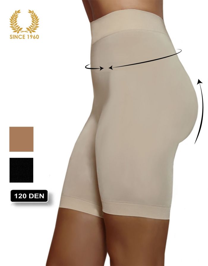 Calzitaly Slimming Shorts -120 Den Side  Bridal Tights 2017 | Pantyhose Library