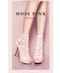 Moss Pink Socks