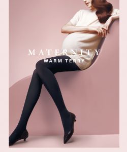 Warm Terry Maternity Tights