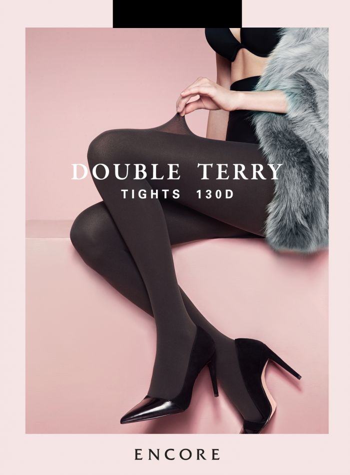 Encore Double Terry Tights 130 Den  Hosiery 2017 | Pantyhose Library