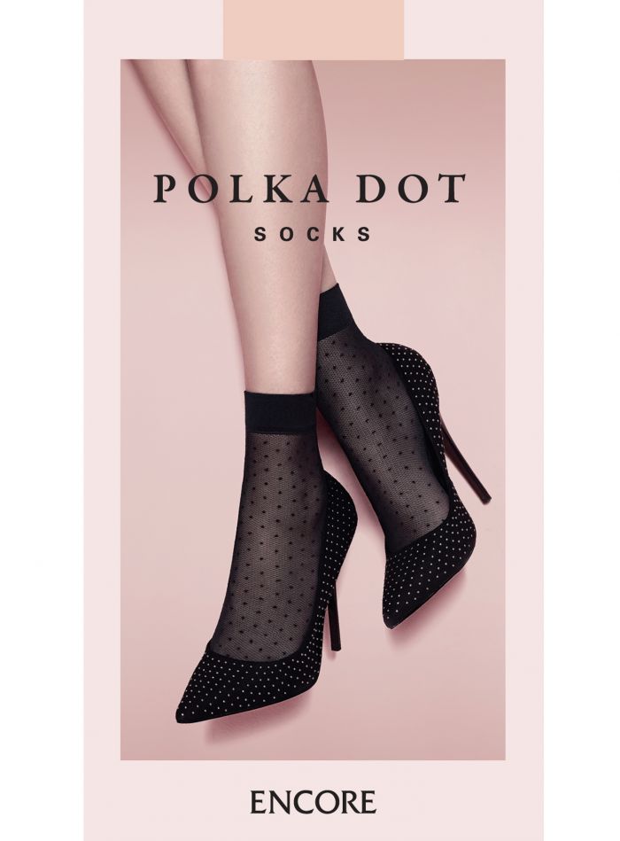 Encore Polka Dot Socks  Hosiery 2017 | Pantyhose Library