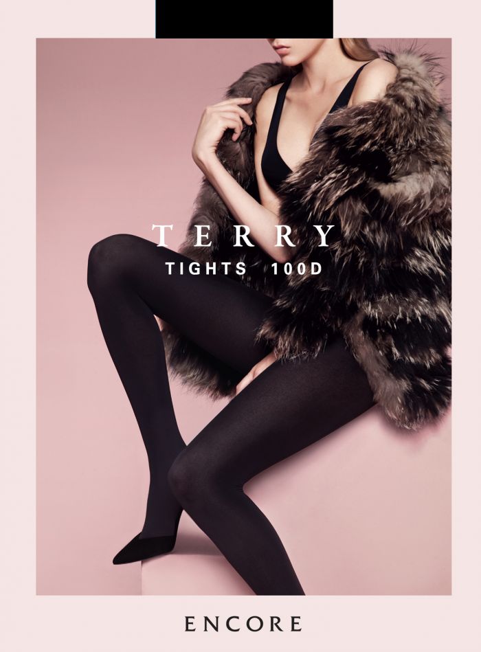Encore Terry Tights 100 Den  Hosiery 2017 | Pantyhose Library