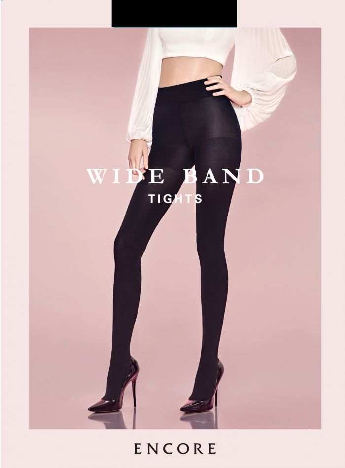 Encore Wide Band Tights  Hosiery 2017 | Pantyhose Library