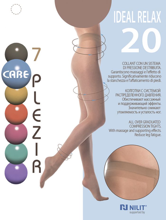 7 Plezir Body Line Series - Ideal Relax 20-den  Collection 2017 | Pantyhose Library