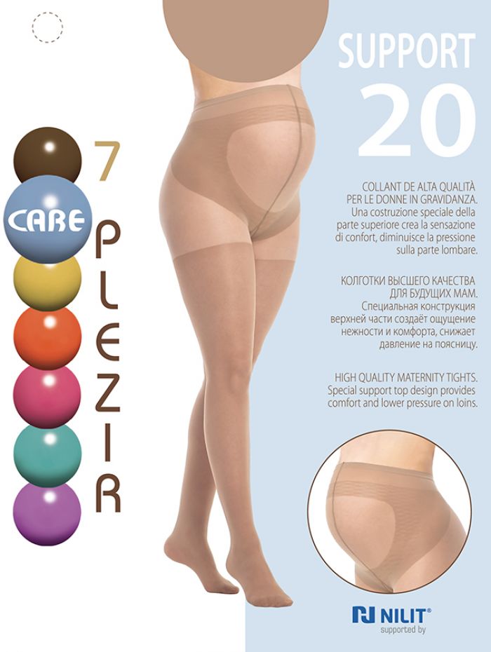 7 Plezir Maternity Line - Support 20-den  Collection 2017 | Pantyhose Library