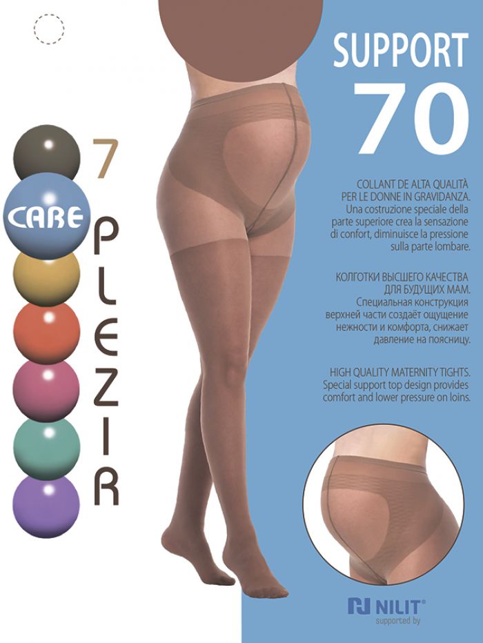 7 Plezir Maternity Line - Support 70-den  Collection 2017 | Pantyhose Library
