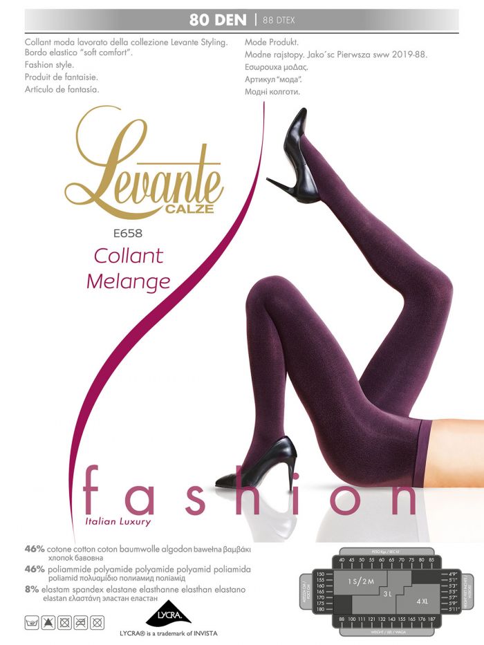 Levante E658  Moda FW 2016.17 | Pantyhose Library
