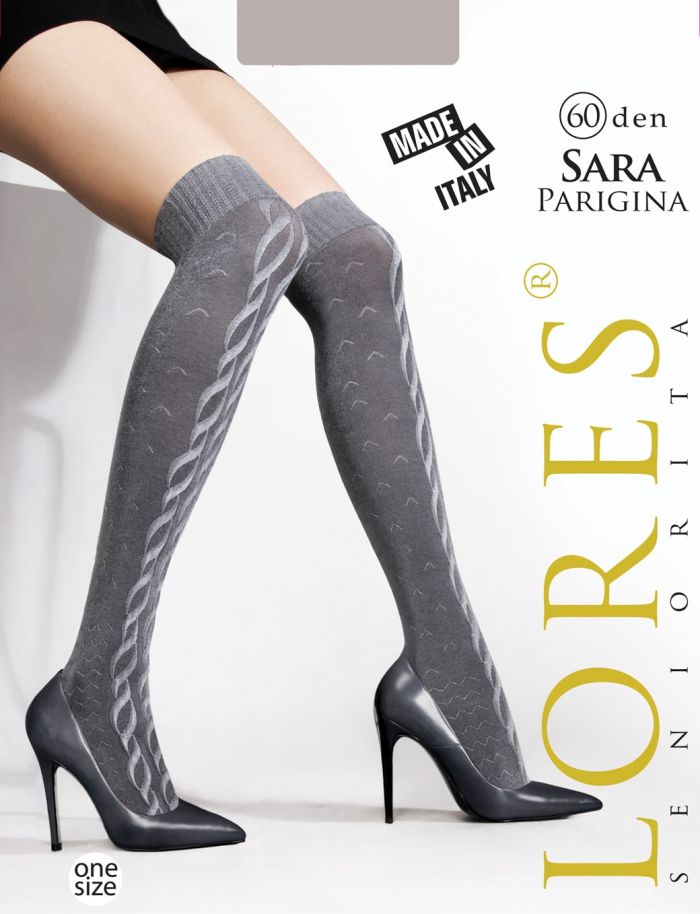 Seniorita Lores Sara 60 Den Parigina  Knee Over Knee and Socks | Pantyhose Library