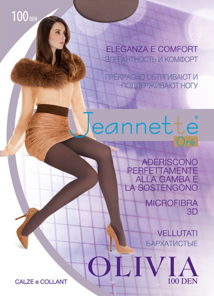 Jeannette Jeannette_collantcoprenti_olivia100  Hosiery Collection | Pantyhose Library