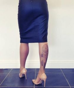 Black-Dreamcatcher-Tattoo-Printed-Tights-Pantyhose