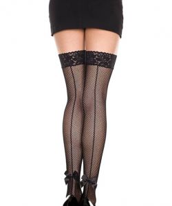 Backseam-Lace-Top-With-Satin-Bow-Fishnet-Thigh-Hi