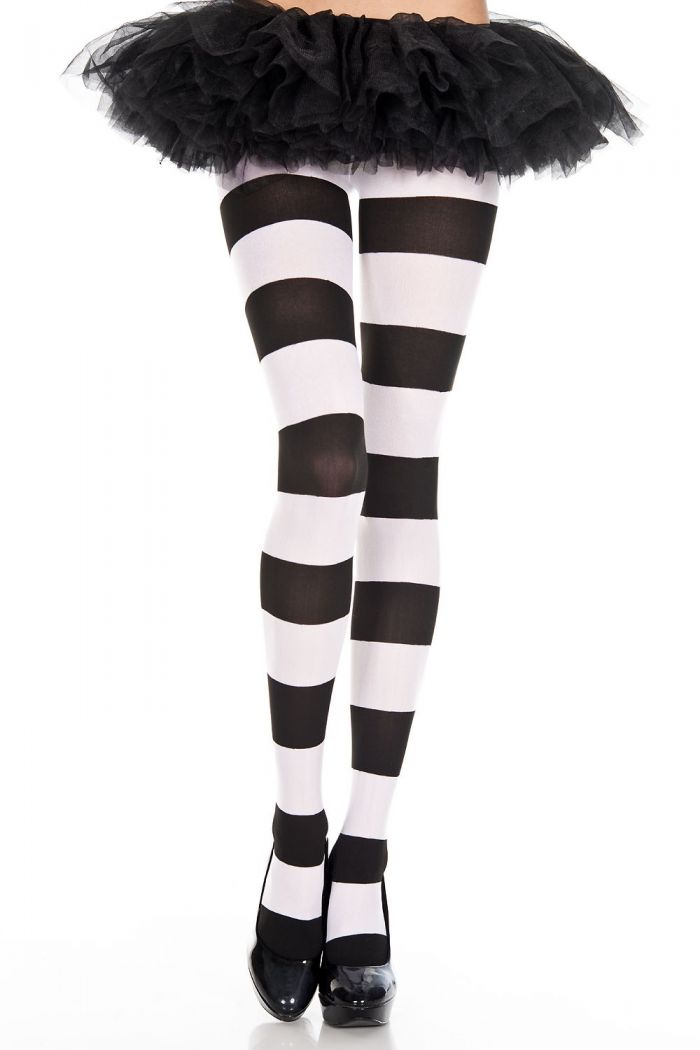 Music Legs Wide-striped-pantyhose  Pantyhose Collection 2018 | Pantyhose Library
