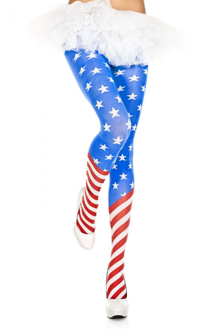 Music Legs American-flag-spandex-tights  Pantyhose Collection 2018 | Pantyhose Library