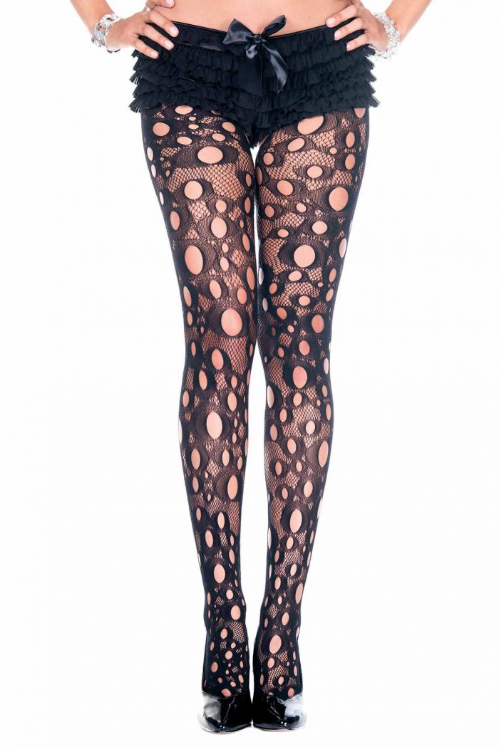 Music Legs Circle-cut-out-fishnet-pantyhose  Pantyhose Collection 2018 | Pantyhose Library