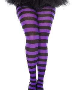 Plus-Size-Wide-Striped-Tights