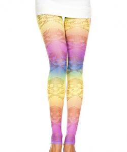 Cross-Bone-Design-Rainbow-Leggings