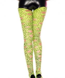 Cut-Out-Leopard-Print-Footless-Tights