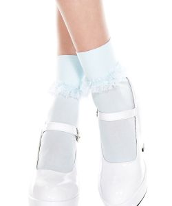 Opaque-Ankle-Hi-With-Ruffle-Trim