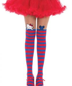 Hello-Kitty-And-Joey-Striped-Pantyhose